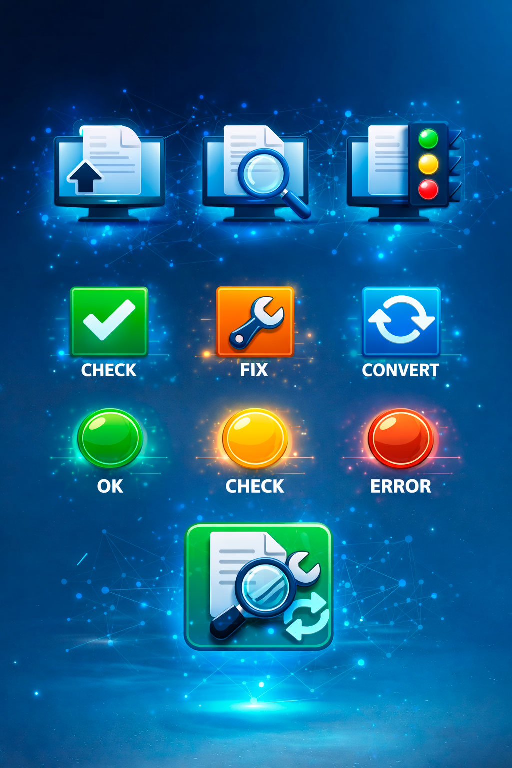 Print247 – CHECK · FIX · CONVERT